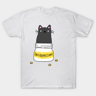 antidepressant kitty T-Shirt